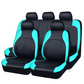 🚗9-Piece Universal Fit Leather Car Seat Cover Set