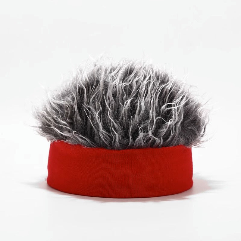 🧢Unisex Hip-Hop Wig Hat – Grunge Style, Soft & Comfortable Fit for Parties, Cosplay and Costumes ✨