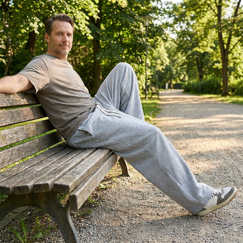 Men's Casual Loose Fit Drawstring Pants