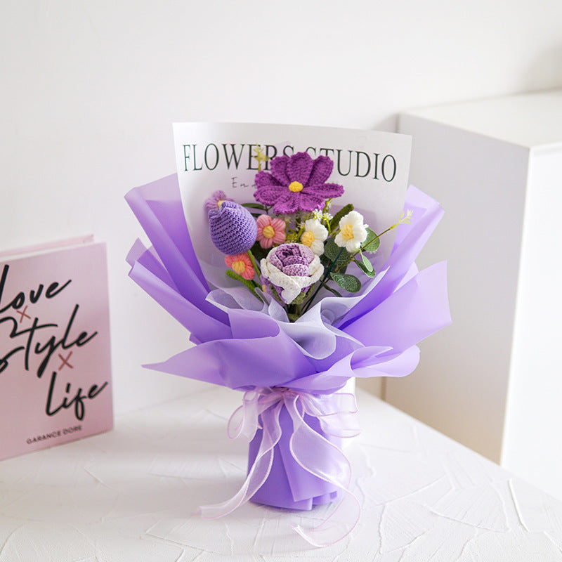 🔥Handmade Delicate Crochet Flower Bouquet