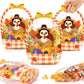 Halloween Transparent Sealed Favor Bags with Handles