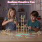 Long-Lasting Mixed-Color Glow Stick 100 PCS Set