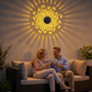 Solar-Powered Mandala Projector Light