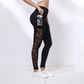 Women's Mesh High Waist Yoga Pants with Pockets