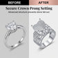 Sparkling Heart-Shaped Ring for Women