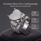 Sparkling Heart-Shaped Ring for Women