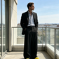 👖 Men's Minimalist Wide-Leg Pants – Structured Seams & Premium Fabric – Bold Silhouette & Versatile Style 🚶‍♂️