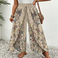 🌷Summer Cool Dea🎉Women's Printed Wide-Leg Drawstring Trousers