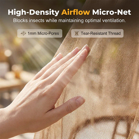🚩🌞Patio Umbrella Mosquito Netting Screen
