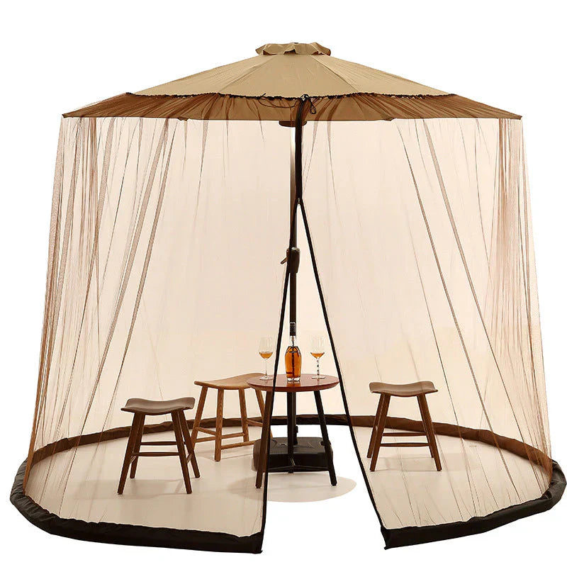 🚩🌞Patio Umbrella Mosquito Netting Screen