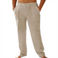 👖 Men's Casual Pants – Elastic Waist, Cotton Blend, Relaxed Fit 🍂