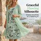 🔥Women's Elegant Chiffon Dress & Cardigan 2-Piece Set