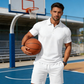 Men's Summer 2-Piece Collar Shirt & Shorts Set