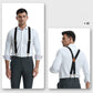 🧵👖🌀Universal X-Shaped High-Elastic Suspenders – Stretchy & Breathable, No More Sagging Pants, Perfect for Work, Leisure, or Active Days 🏃‍♂️💨