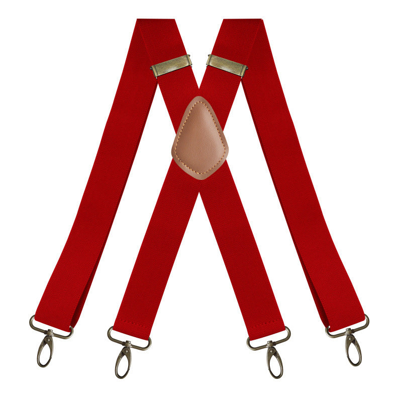 🧵👖🌀Universal X-Shaped High-Elastic Suspenders – Stretchy & Breathable, No More Sagging Pants, Perfect for Work, Leisure, or Active Days 🏃‍♂️💨