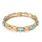 Fashionable Magnetic Bracelet with Rhinestones