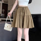 Women High Waist Skirt Pants Wide Leg Ruffle Culottes