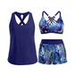 ✨Women's 3-Piece Swimsuit Tankini Set with Shorts