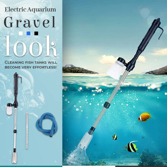 🐠 Electric Aquarium Gravel Cleaner—battery-operated, adjustable length, and easy to use—suitable for all aquariums 🧹🐟