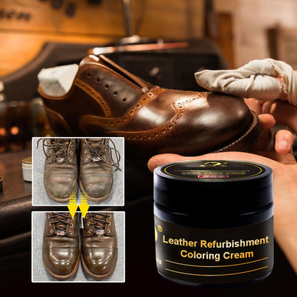 🌟Leather Paint & Repair Kit – 11 Vivid Colours, Protective Semi-Gloss Finish. Restores Shoes, Sofas & Accessories – Safe, Non-Toxic & Easy to Apply! 💪✨