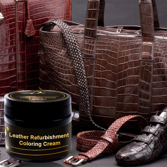 🌟Leather Paint & Repair Kit – 11 Vivid Colours, Protective Semi-Gloss Finish. Restores Shoes, Sofas & Accessories – Safe, Non-Toxic & Easy to Apply! 💪✨