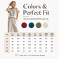 🌿Women's Short Sleeve Top & Wide-Leg Pants Set