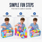 Kids' Soft EVA Foam Building Blocks Set – Lightweight, Safe & Perfect for Creative Play 🧱✨