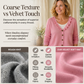 💖Women's Ruffle Collar Knit Cardigan