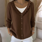 💖Women's Ruffle Collar Knit Cardigan