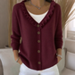 💖Women's Ruffle Collar Knit Cardigan