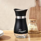 🐧Penguin Design Salt and Pepper Shaker Set, Transparent Glass Bottom Seasoning Dispenser, Large‑Mouth Refillable Spice Container for Kitchen Countertop