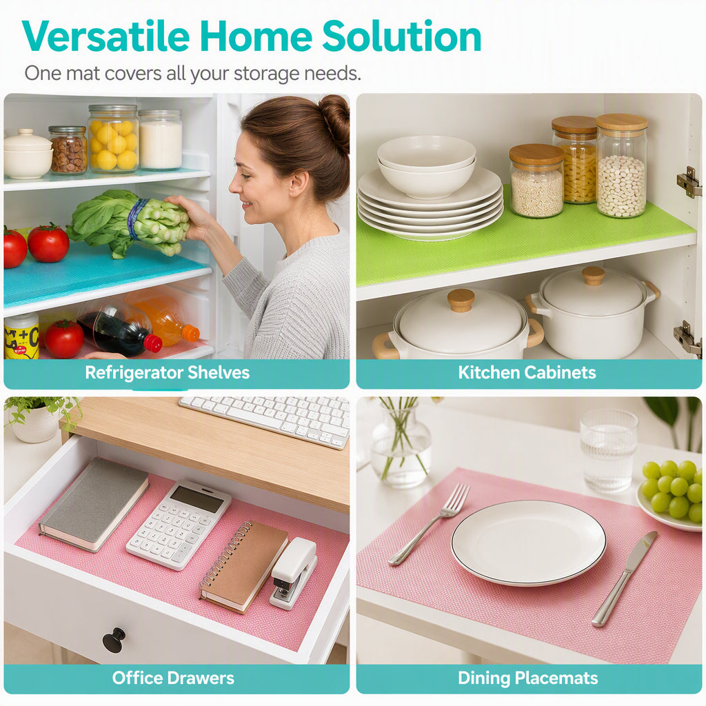 🧊 Waterproof Fridge Shelf Liners – Non-slip, easy-clean & food-safe – Keeps fridge shelves fresh & organized ✨