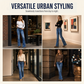 💃Women High Waisted Distressed Flare Jeans