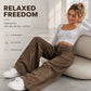 ✨ Easy Everyday Comfort | Women's Relaxed Wide-Leg Pants with Side Pockets