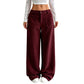 ✨ Easy Everyday Comfort | Women's Relaxed Wide-Leg Pants with Side Pockets