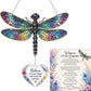 ✨ Inspirational Dragonfly Suncatcher – A Beautiful Reminder to Keep Going 🦋🌈