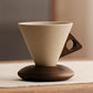 ☕Sip in Style Instantly! No-Slip Rustic Wood-Handle Mug