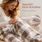 ☁️ Cozy Everyday Comfort | Women's Plush Plaid Wide-Leg Pants