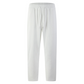 ✨ Easy Everyday Comfort | Men's Waffle-Knit Drawstring Straight-Leg Pants