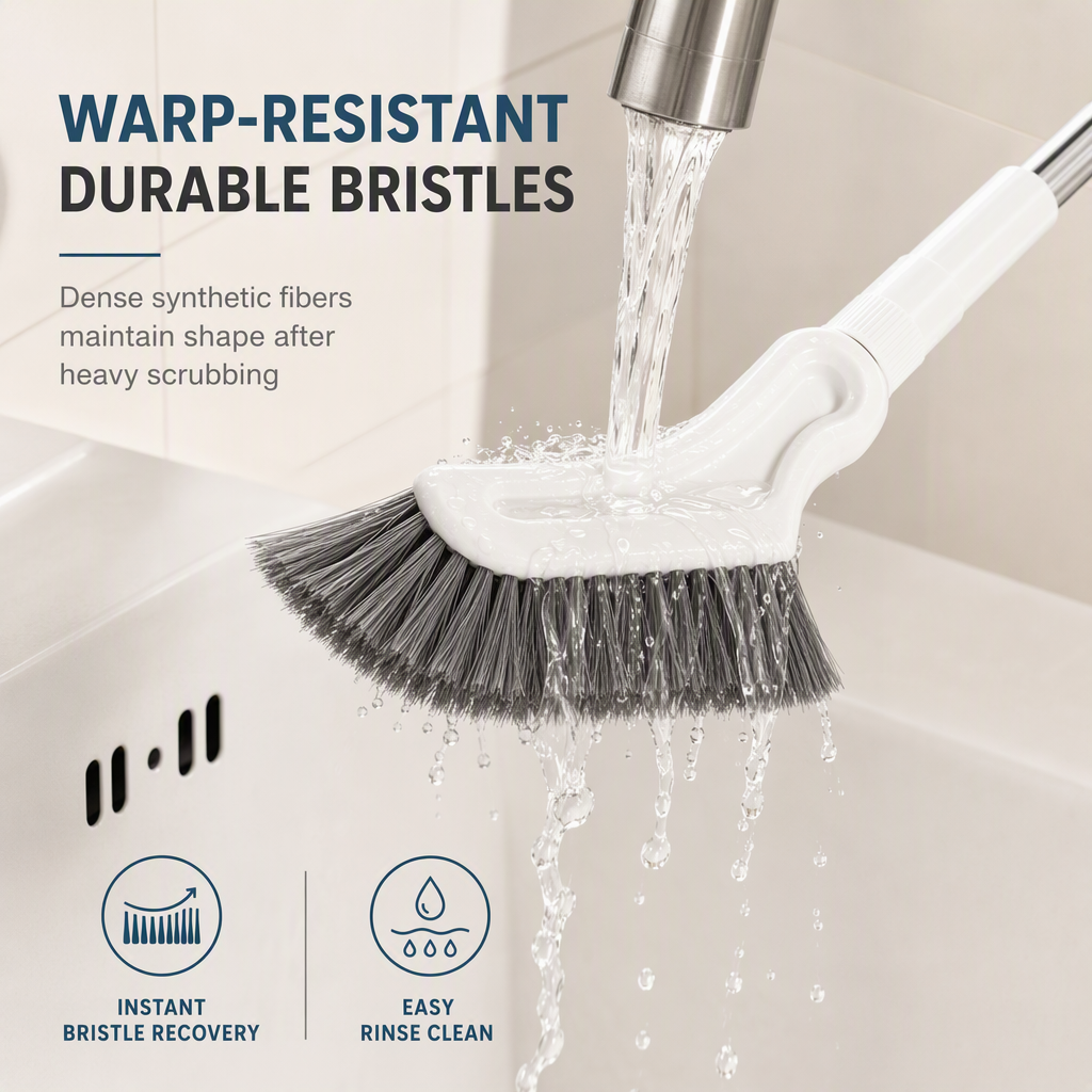 Multifunctional Extendable Long Handle Floor Scrub Brush
