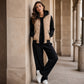 💖🌸Women's Color-Block Padded Hooded Jacket