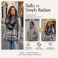 🖤Black Friday Sale🖤❄️Women's Padded Jacket with Faux Fur Collar