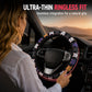 Universal 38cm Ringless Silk Steering Wheel Cover Printed Breathable Car Wheel Protector for All Seasons