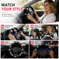 Universal 38cm Ringless Silk Steering Wheel Cover Printed Breathable Car Wheel Protector for All Seasons