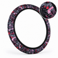 Universal 38cm Ringless Silk Steering Wheel Cover Printed Breathable Car Wheel Protector for All Seasons