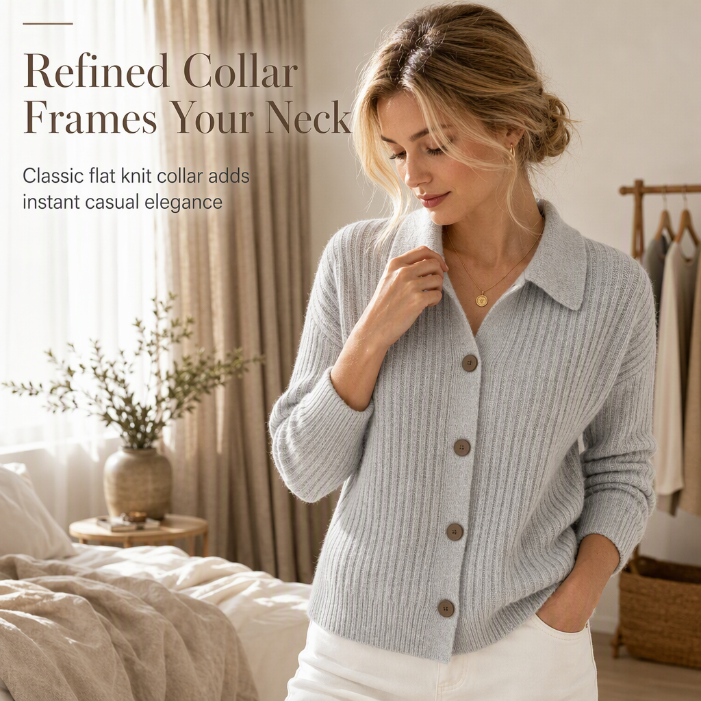 Women's Casual Loose Fit Knit Cardigan