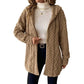 ✨Women’s Casual Plush Hooded Jacket