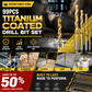 🔥High-efficiency tool favored by veteran craftsmen!Factory Outlet-99pcs Titanium Coated Drill Bit Set